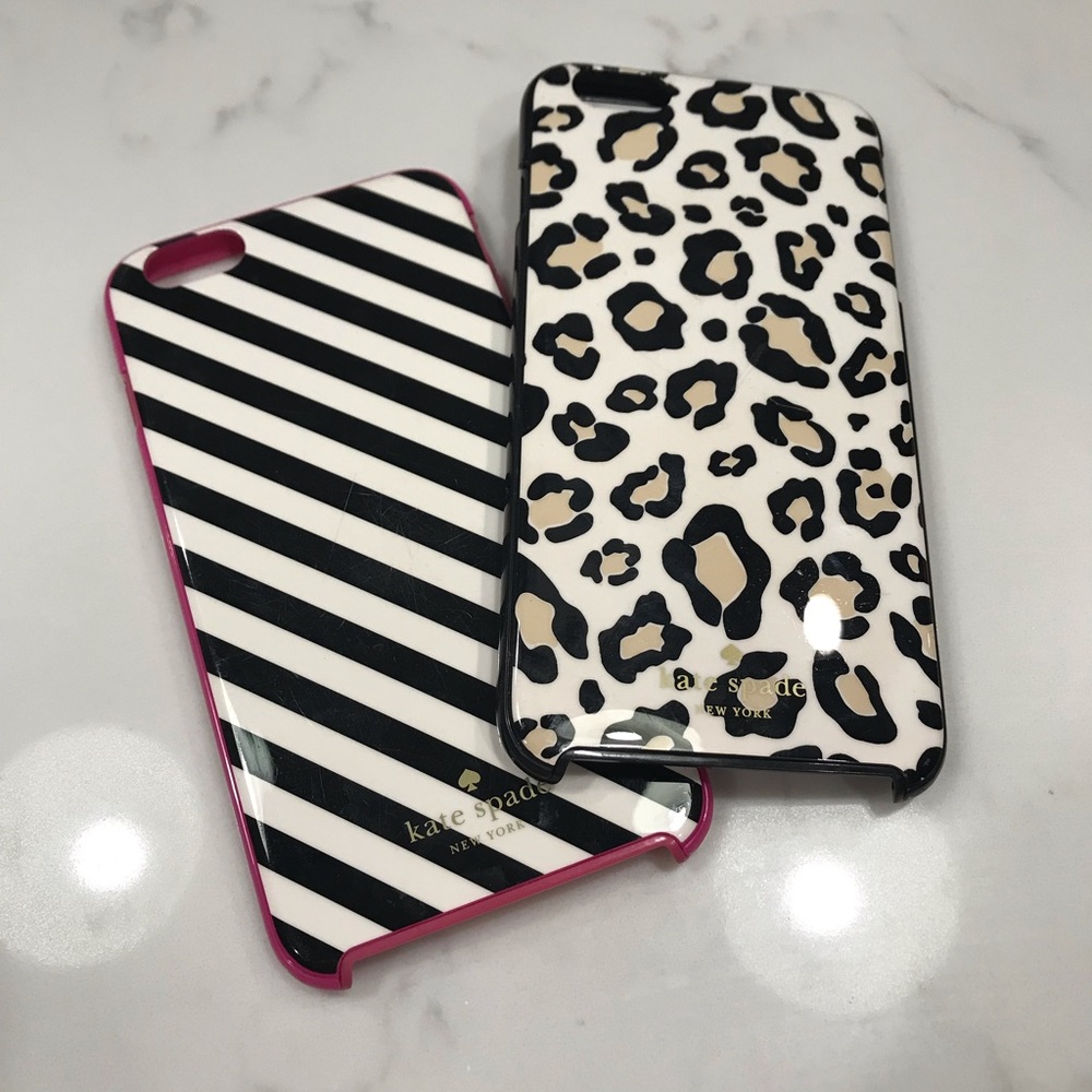 TWO Kate Spade phone cases for the iPhone 6 Plus